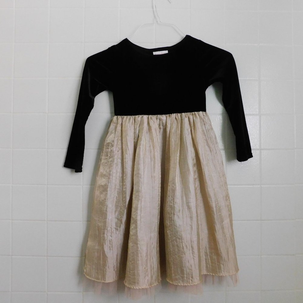 Black and Gold Girl's Dress.